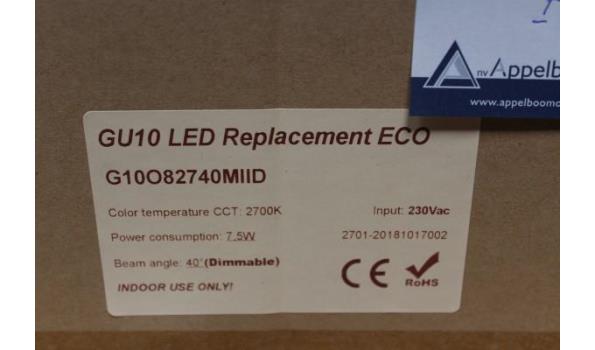plm 100 led spots GU10  5,5w dimmable